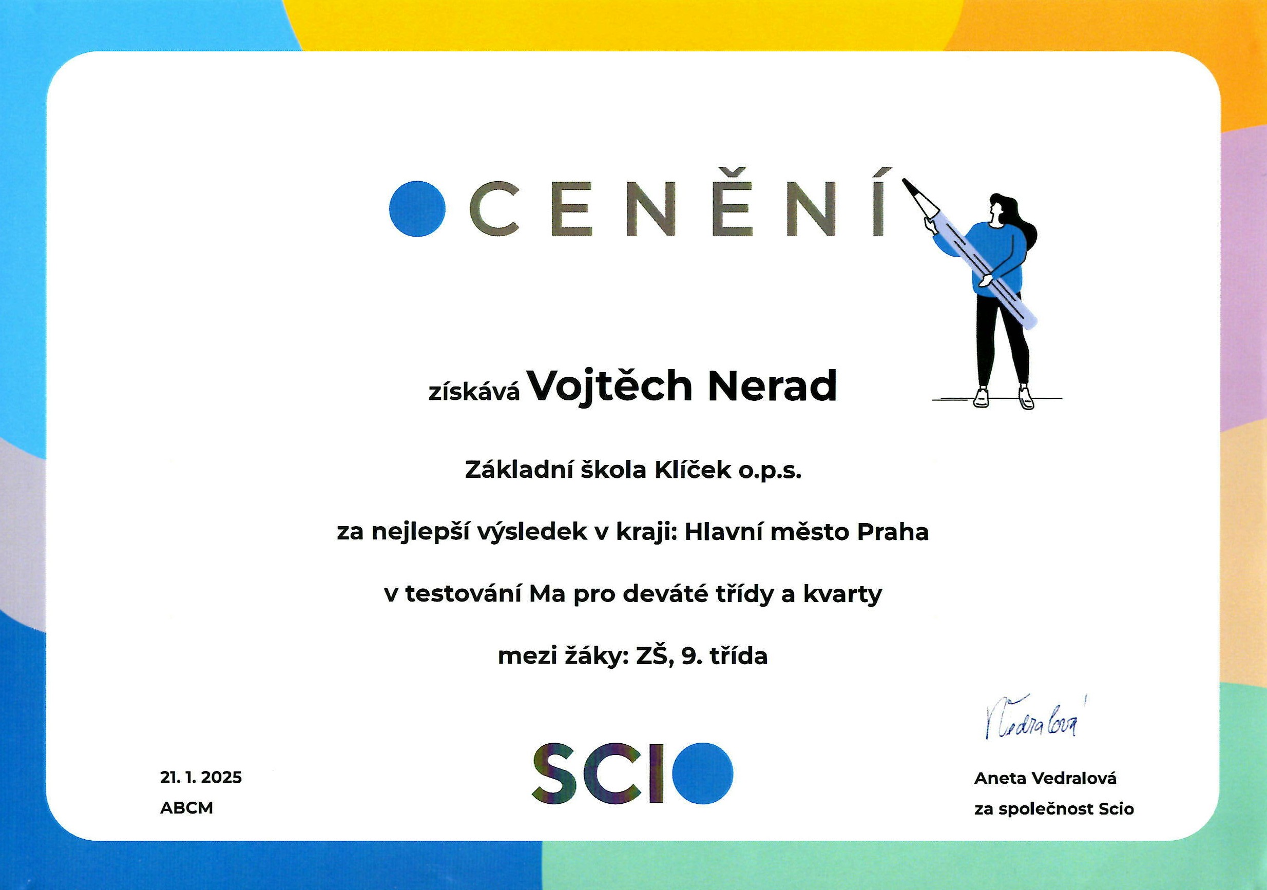 SCIO testování